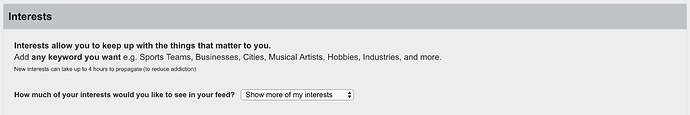 interests
